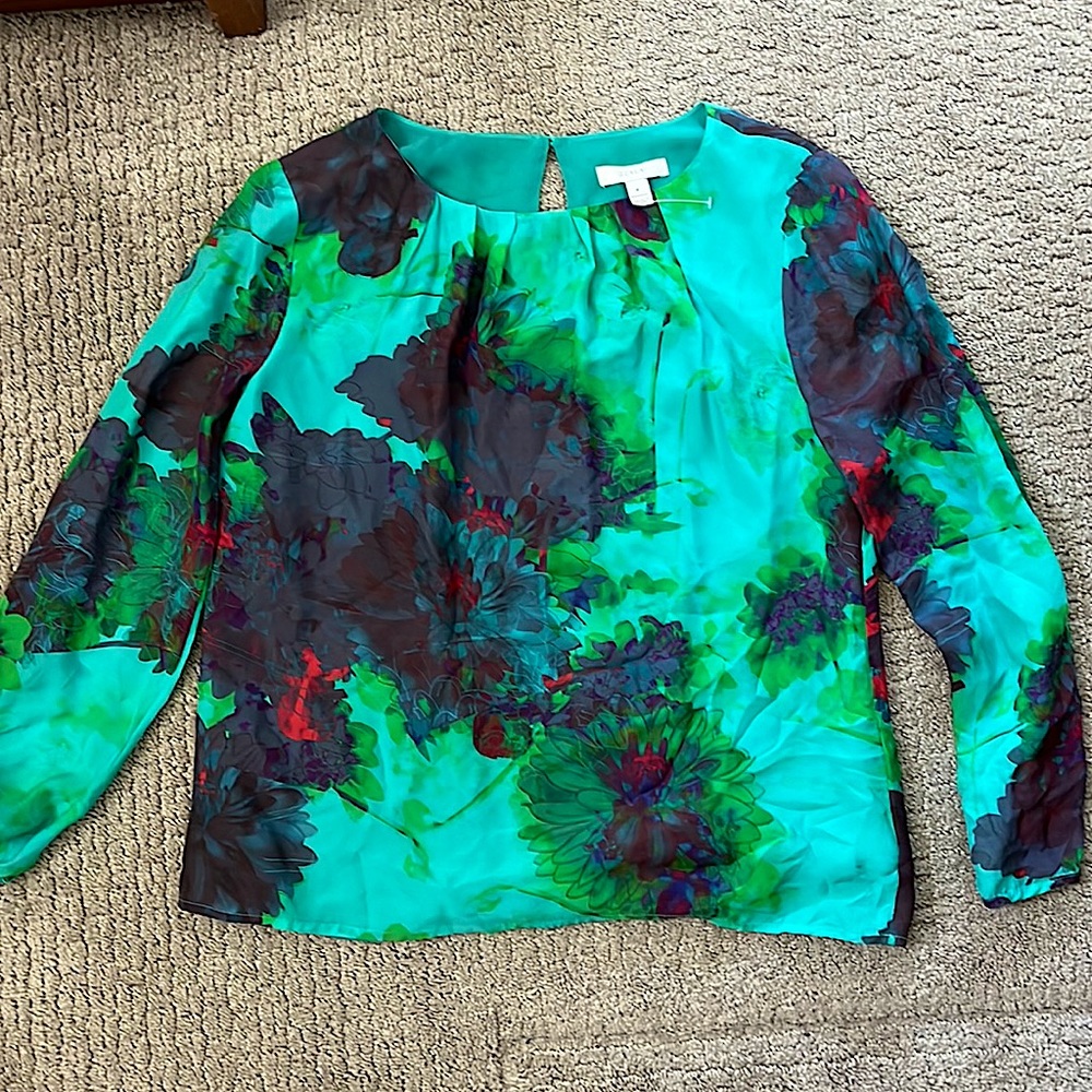 J CREW 100% silk blouse